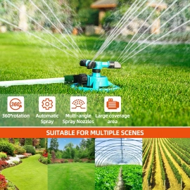 Automatic Rotating Garden Lawn Water Sprinklers