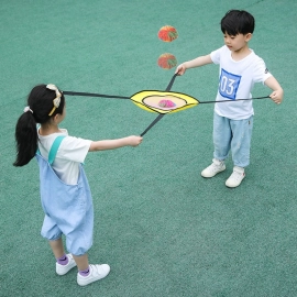 Two-Player Interactive Toss And Catch Ball Game Outdoor Fun And Sports